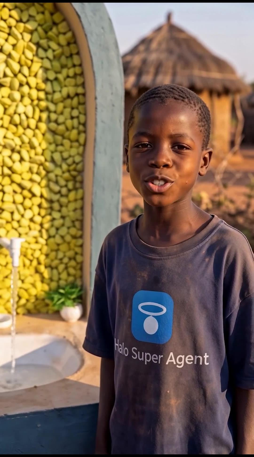 African Boy Builds A Handwash Station